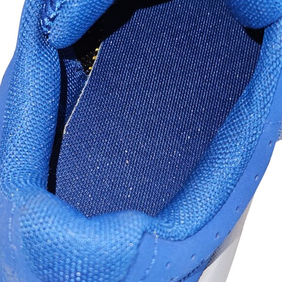 Under Armour Boys Shoes, Blue & Orange, Youth Size 2.5, Excellent Used Condition - Picture 16 of 16